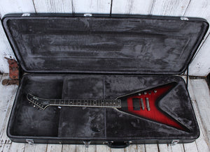 Epiphone Dave Mustaine Flying V Prophecy Electric Guitar Dark Red Burst with Case