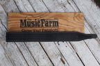 Levy's M17BDS-BLK Butter Double Stitch 2.5 Inch Wide Garment Leather Guitar Strap