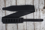 Levy's M17BDS-BLK Butter Double Stitch 2.5 Inch Wide Garment Leather Guitar Strap