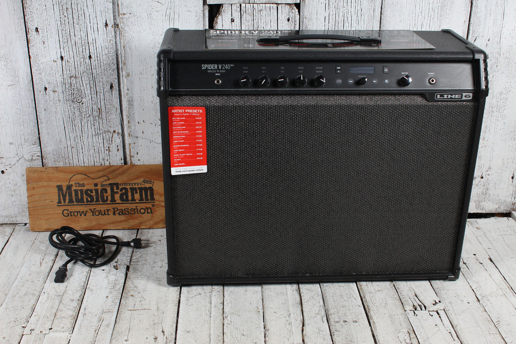 Line 6 Spider V 240 MkII Electric Guitar Amplifier 240 Watt 2 x 12 Combo Amp