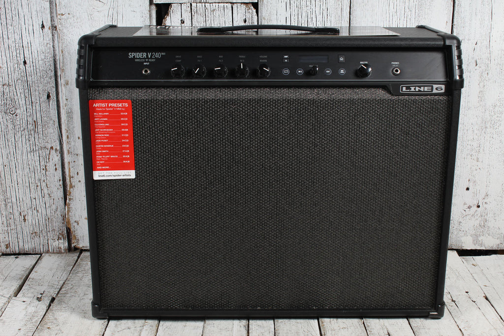 Line 6 Spider V 240 MkII Electric Guitar Amplifier 240 Watt 2 x 12 Combo Amp