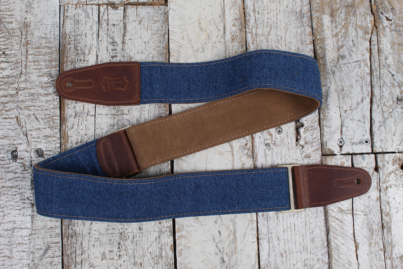 Levy's M7DM-BLU Denim Guitar Strap Blue