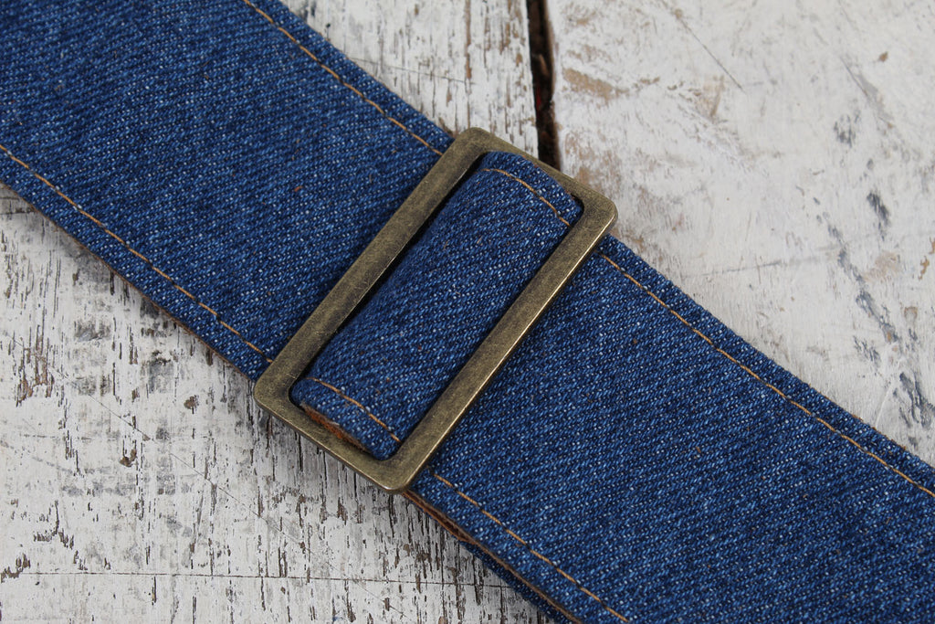 Levy's M7DM-BLU Denim Guitar Strap Blue