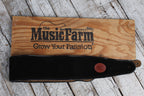 Levy's MSS3-4-BLK Suede Leather 4 Inch Guitar Strap with Suede Back Black