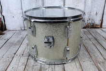 Load image into Gallery viewer, Ludwig Vintage 1970&#39;s Tom Drum Lud-Cote / Granitone 14x10 Tom Sparkle Finish