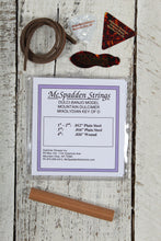 Load image into Gallery viewer, McSpadden Dulci-Banjo Flathead Cherry Dulcimer 4 String Flathead Teardrop Dulcimer with Gig Bag