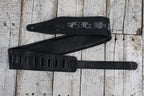 Levy's MG317ZE-BLK Garment Leather Guitar Strap Zodiac/Black