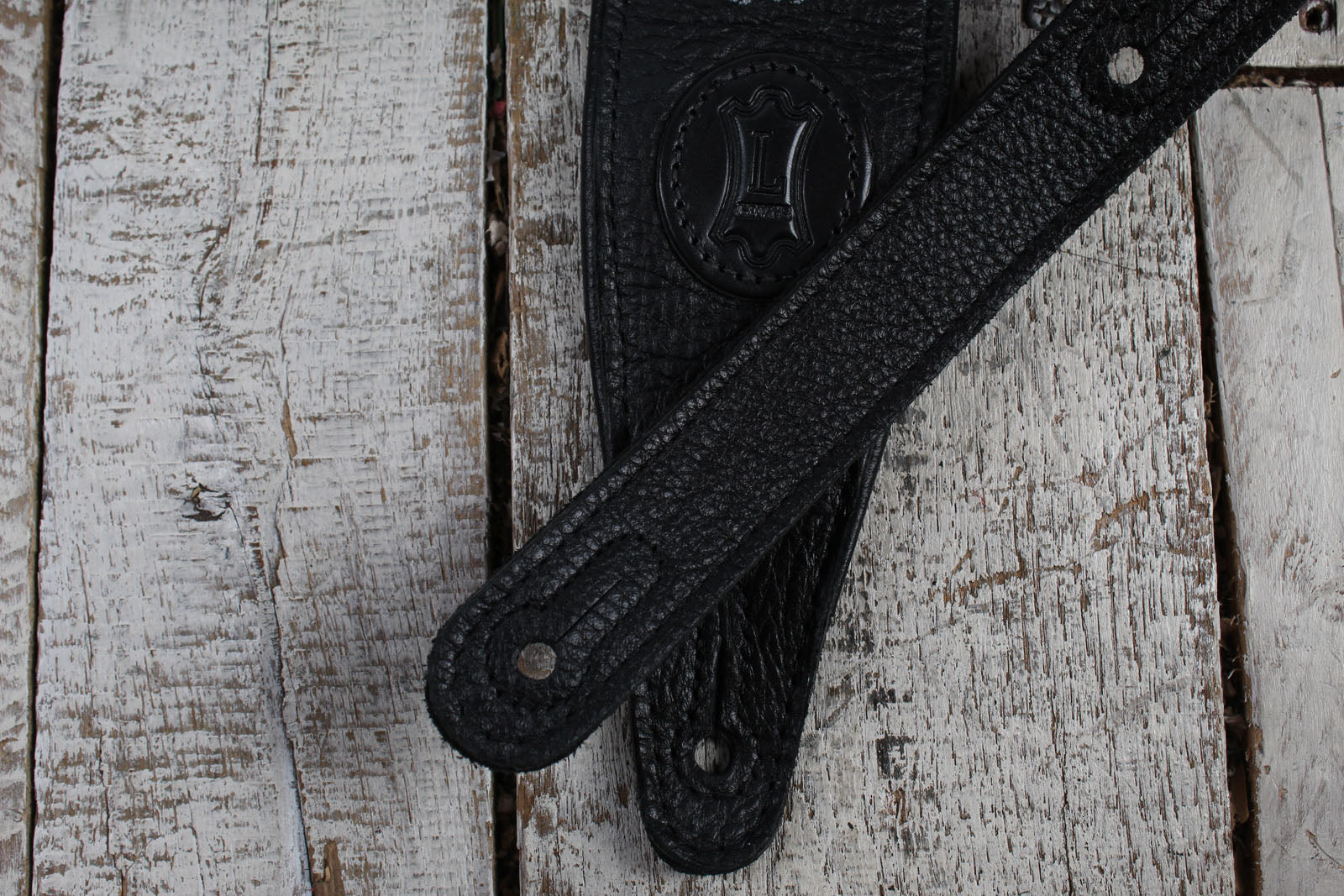 Levy's MG317ZE-BLK Garment Leather Guitar Strap Zodiac/Black