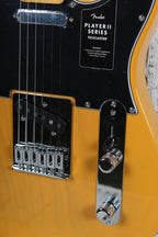Fender Player II Telecaster Solid Body Electric Guitar Butterscotch Blonde