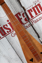 Load image into Gallery viewer, McSpadden Dulci-Banjo Flathead Cherry Dulcimer 4 String Flathead Teardrop Dulcimer with Gig Bag