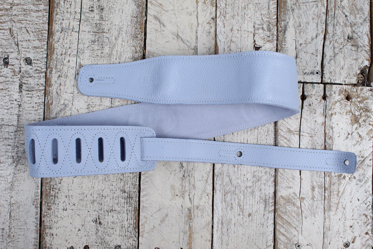 Levy's M26GFP-PRW 2.5 Inch Pastel Leather Guitar Strap Periwinkle Main image