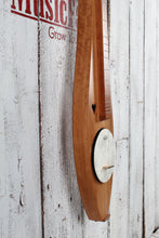 Load image into Gallery viewer, McSpadden Dulci-Banjo Flathead Cherry Dulcimer 4 String Flathead Teardrop Dulcimer with Gig Bag