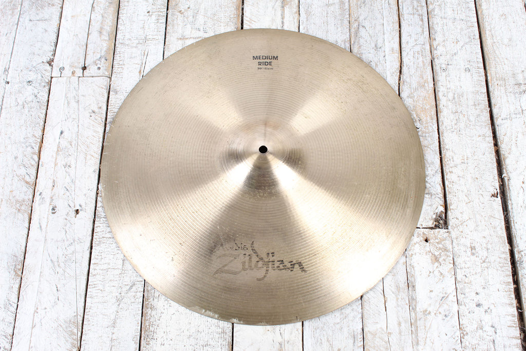 Zildjian 20 Inch Medium Ride Cymbal 20" Medium Ride Drum Cymbal