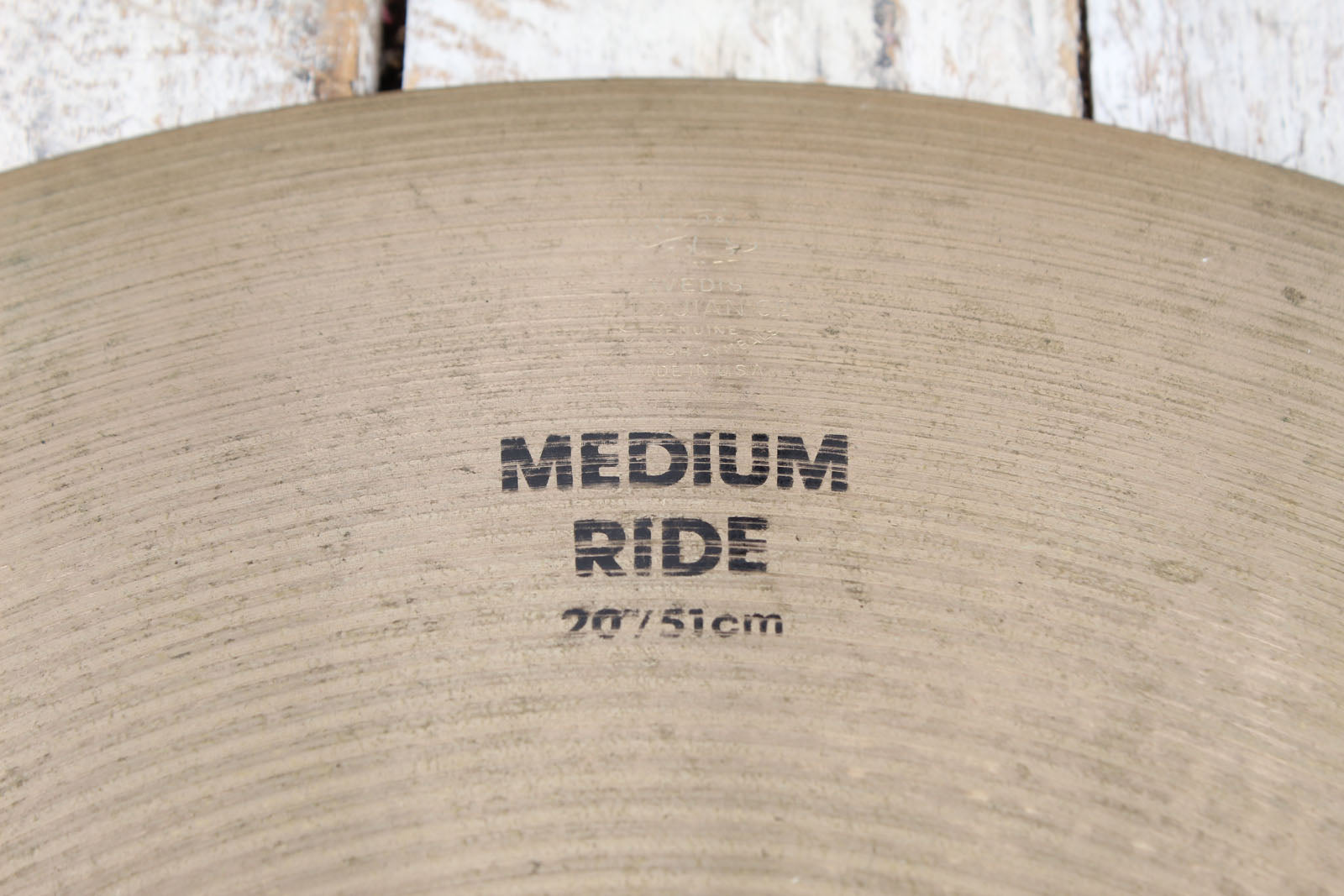 Zildjian 20 Inch Medium Ride Cymbal 20" Medium Ride Drum Cymbal