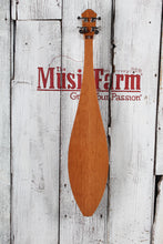Load image into Gallery viewer, McSpadden Dulci-Banjo Flathead Cherry Dulcimer 4 String Flathead Teardrop Dulcimer with Gig Bag