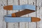 Levy's M7DM-LTB Light Blue Wash Denim Guitar Strap