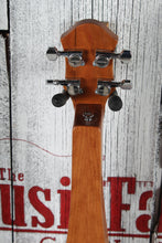 Load image into Gallery viewer, McSpadden Dulci-Banjo Flathead Cherry Dulcimer 4 String Flathead Teardrop Dulcimer with Gig Bag
