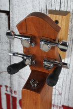 Load image into Gallery viewer, McSpadden Dulci-Banjo Flathead Cherry Dulcimer 4 String Flathead Teardrop Dulcimer with Gig Bag