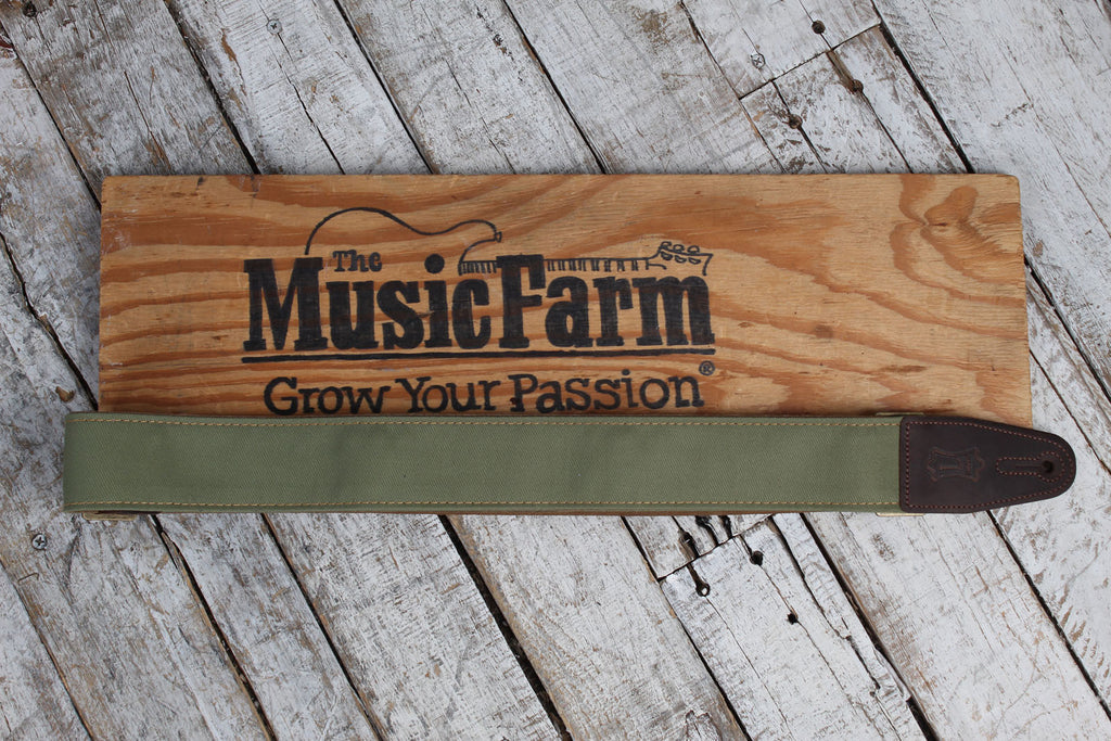 Levy's M7DM-GRN Green Wash Denim Guitar Strap