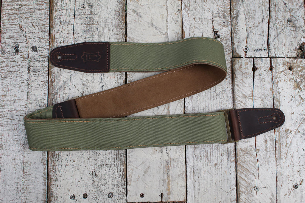 Levy's M7DM-GRN Green Wash Denim Guitar Strap