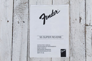 Fender '65 Super Reverb Reissue Electric Guitar Amplifier w Cover and Footswitch