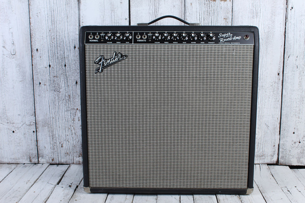 Fender '65 Super Reverb Reissue Electric Guitar Amplifier w Cover and Footswitch