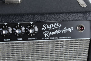 Fender '65 Super Reverb Reissue Electric Guitar Amplifier w Cover and Footswitch