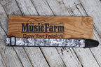 Levy's MPD2-048 2 Inch Polyester Guitar Strap With Skulls Design