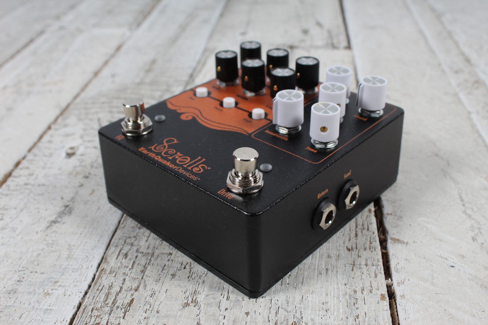 EarthQuaker Devices Scrolls Bass Odyssey Preamp Pedal Bass Guitar Effects Pedal