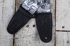 Levy's MPD2-048 2 Inch Polyester Guitar Strap With Skulls Design