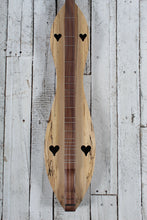 Load image into Gallery viewer, McSpadden 4 String Flathead Hourglass Spalted Sycamore Dulcimer with Gig Bag