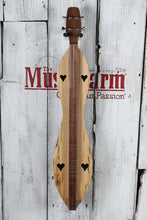 Load image into Gallery viewer, McSpadden 4 String Flathead Hourglass Spalted Sycamore Dulcimer with Gig Bag