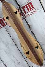 Load image into Gallery viewer, McSpadden 4 String Flathead Hourglass Spalted Sycamore Dulcimer with Gig Bag