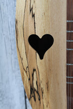 Load image into Gallery viewer, McSpadden 4 String Flathead Hourglass Spalted Sycamore Dulcimer with Gig Bag