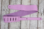 Levy's M26GFP-PNK 2.5 Inch Pastel Leather Guitar Strap Pink