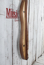 Load image into Gallery viewer, McSpadden 4 String Flathead Hourglass Spalted Sycamore Dulcimer with Gig Bag