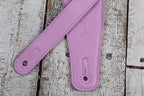 Levy's M26GFP-PNK 2.5 Inch Pastel Leather Guitar Strap Pink