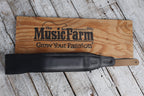 Levy's M26PD-BLK 3 Inch Top Grain Leather Guitar Strap Black