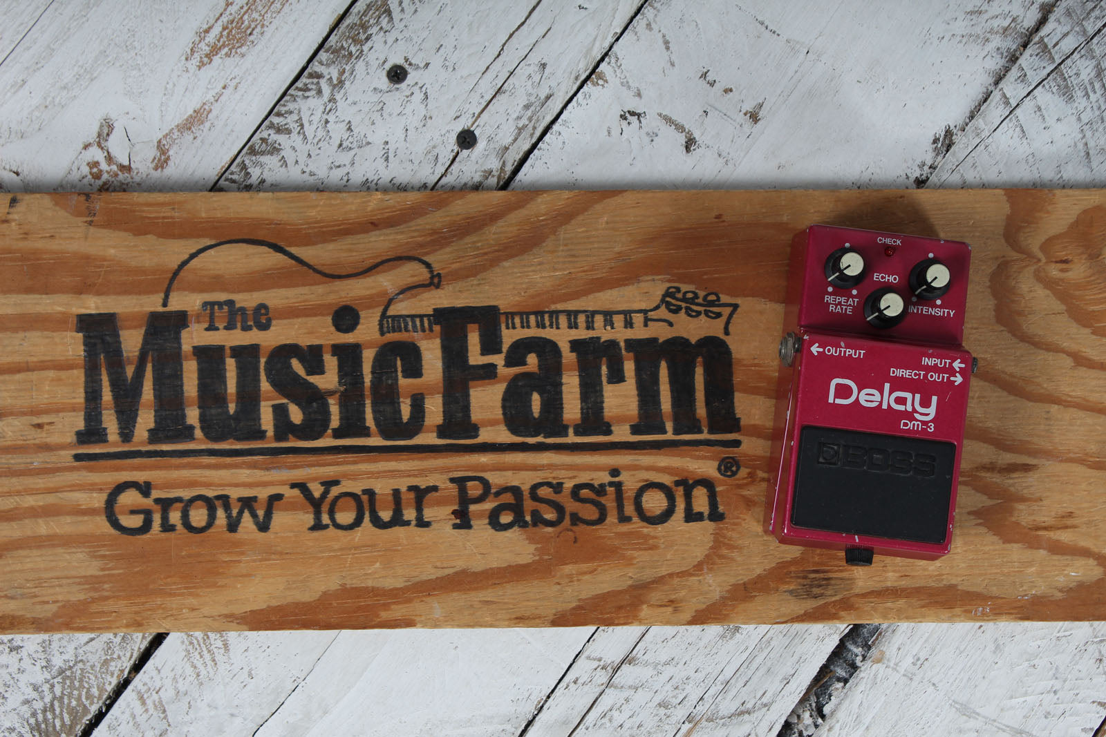 Boss Vintage 1980s DM-3 Delay Pedal Electric Guitar Analog Delay Effects Pedal Secondary image