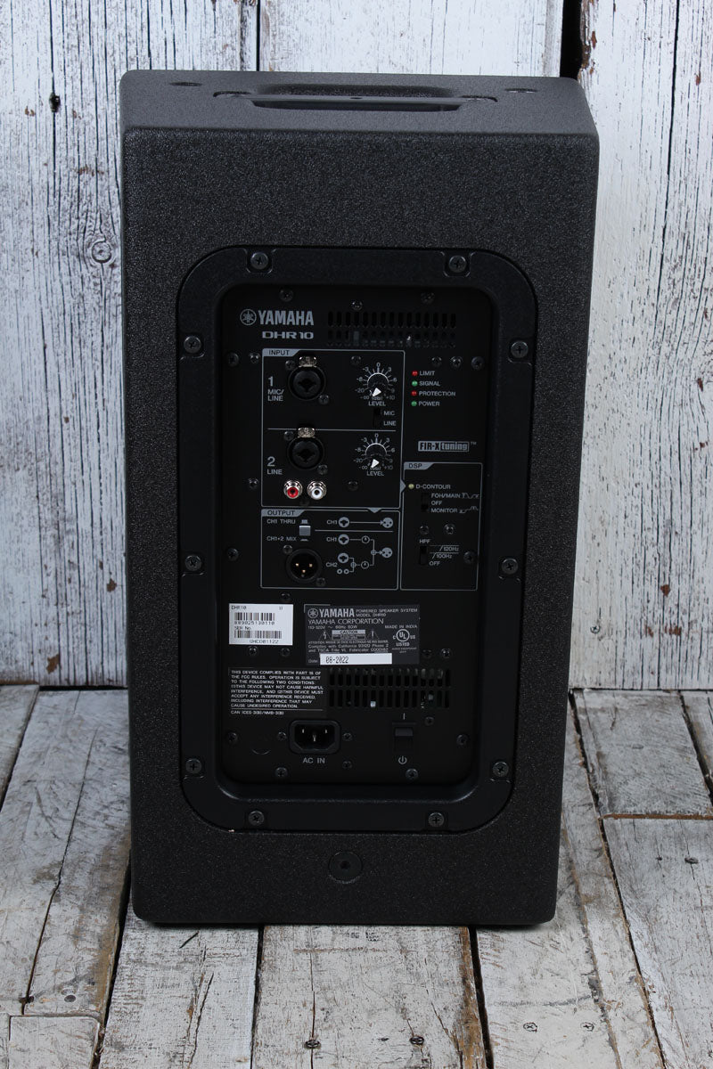 Yamaha DHR10 2 Way Powered Loudspeaker 700 Watt 10 Inch Bi Amped Active Speaker