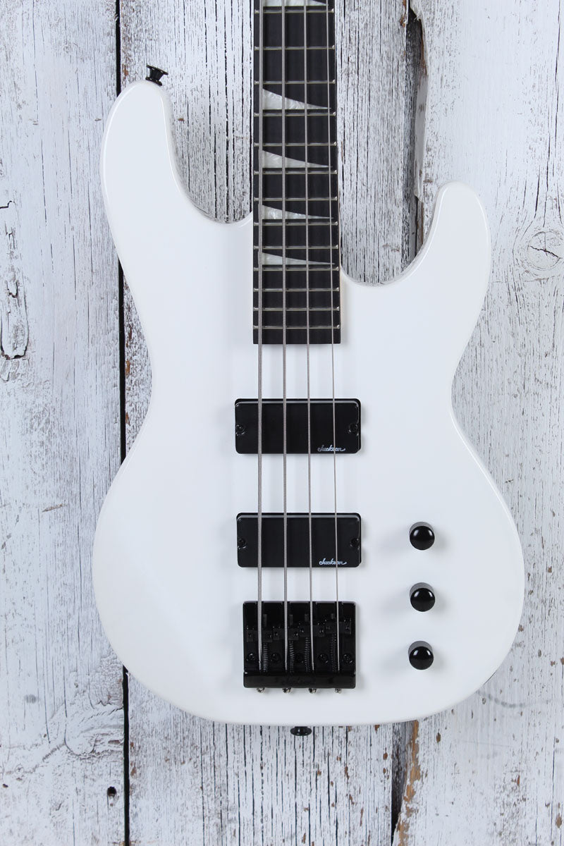 Jackson 2024 JS Series Concert Bass JS2 4 String Electric Bass Guitar Snow White