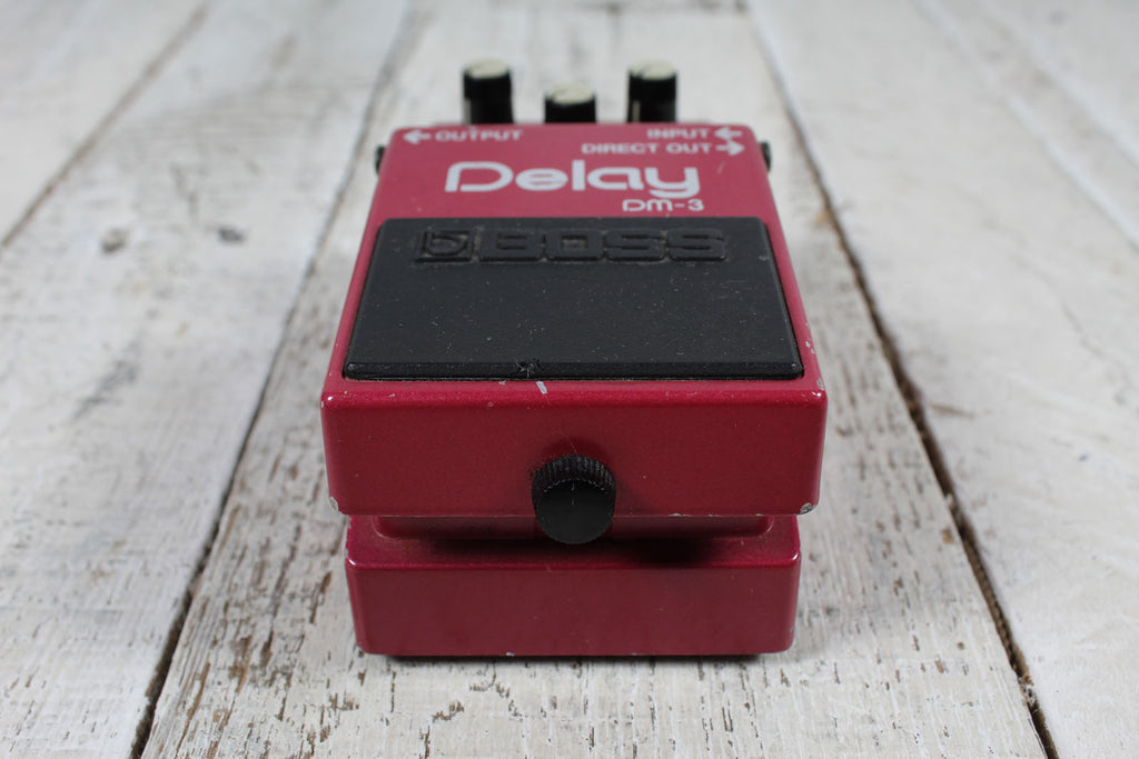 Boss Vintage 1980s DM-3 Delay Pedal Electric Guitar Analog Delay Effects Pedal