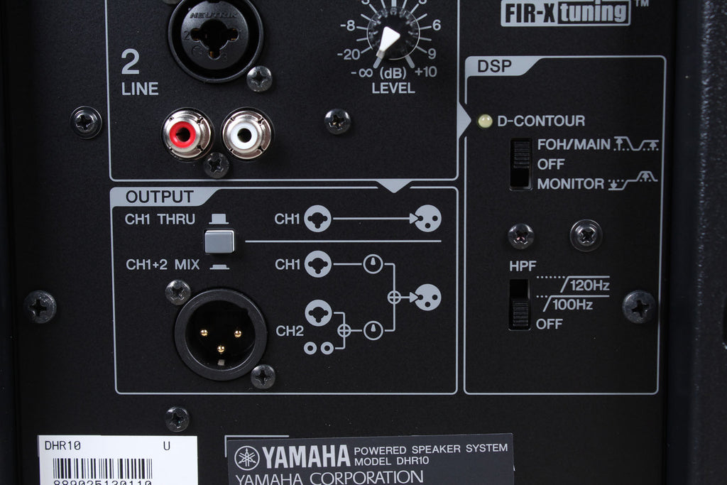 Yamaha DHR10 2 Way Powered Loudspeaker 700 Watt 10 Inch Bi Amped Active Speaker