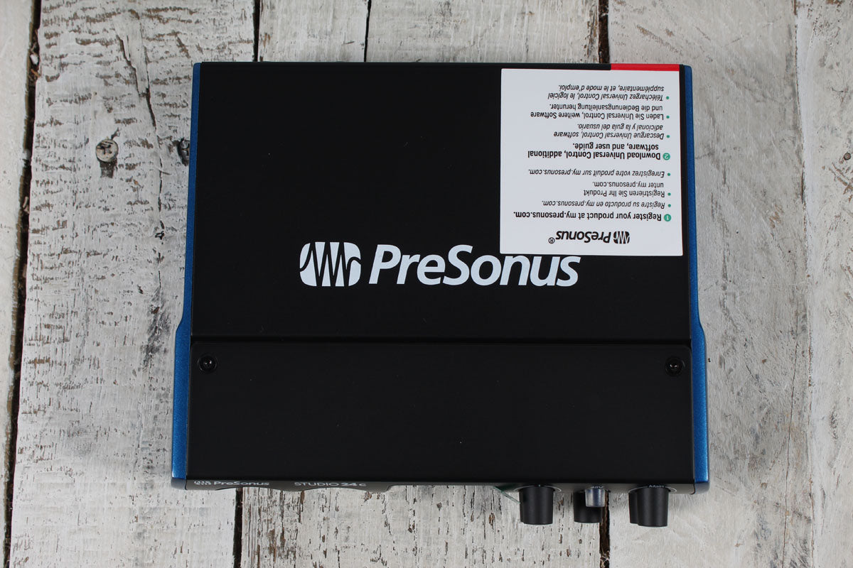 Presonus Studio 24c USB-C Audio Interface 2-In / 2-Out USB-C Audio Interface