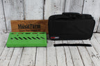 Gator GPB-LAK-GR  Small Aluminum Guitar Effects Pedal Board with Carry Bag Screamer Green