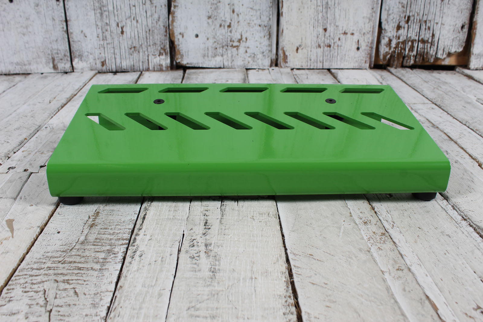 Gator GPB-LAK-GR  Small Aluminum Guitar Effects Pedal Board with Carry Bag Screamer Green Main image