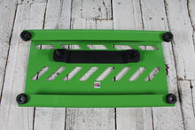 Load image into Gallery viewer, Gator GPB-LAK-GR  Small Aluminum Guitar Effects Pedal Board with Carry Bag Screamer Green