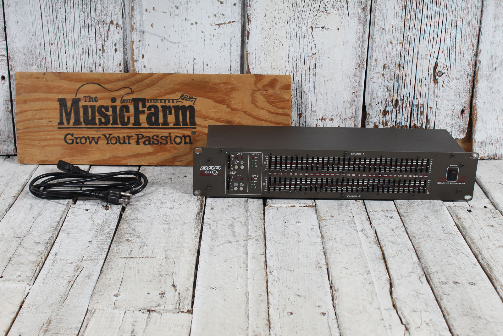 DOD SR231 QX Dual 31 Band EQ Rack Mount Graphic Equalizer Secondary image
