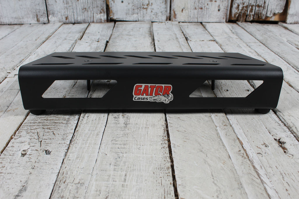 Gator GPB-LAK-1  Small Aluminum Guitar Effects Pedal Board with Carry Bag Black