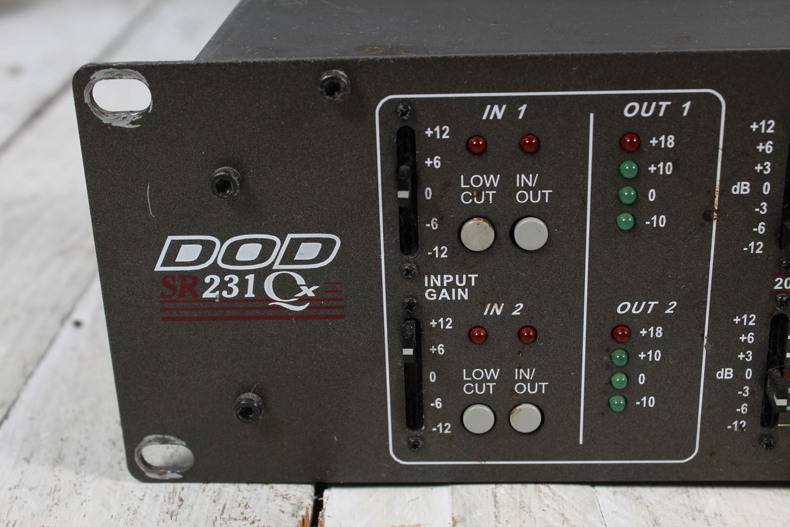 DOD SR231 QX Dual 31 Band EQ Rack Mount Graphic Equalizer